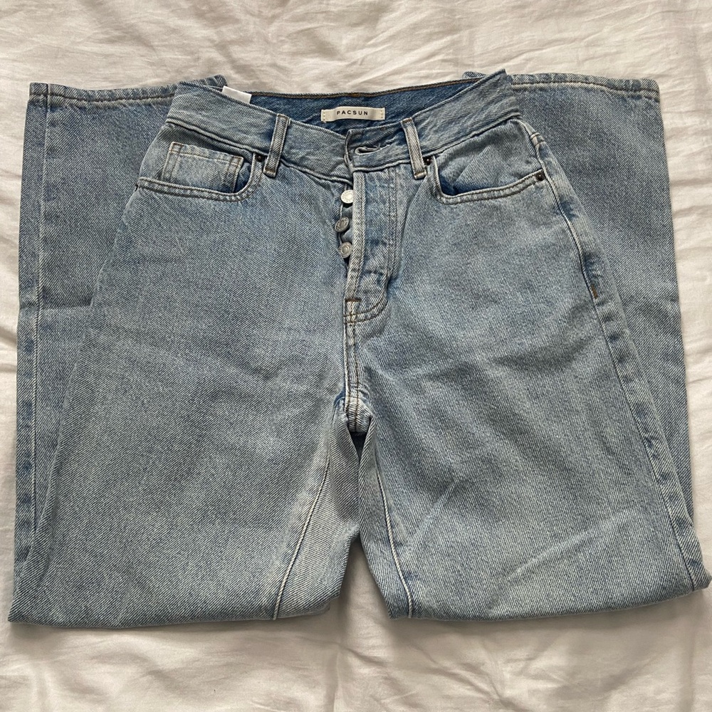Pacson Straight Leg Ripped Jeans